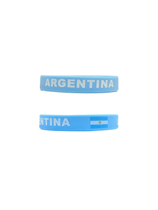 Argentina Rubber Wristband Bracelet