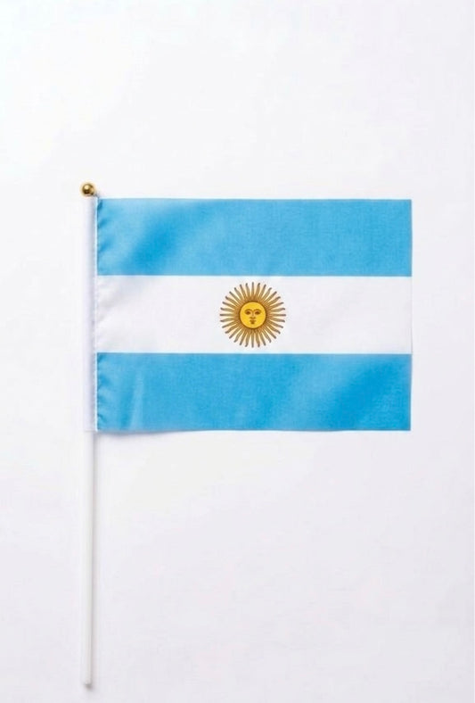 Argentina Hand Waving Flag
