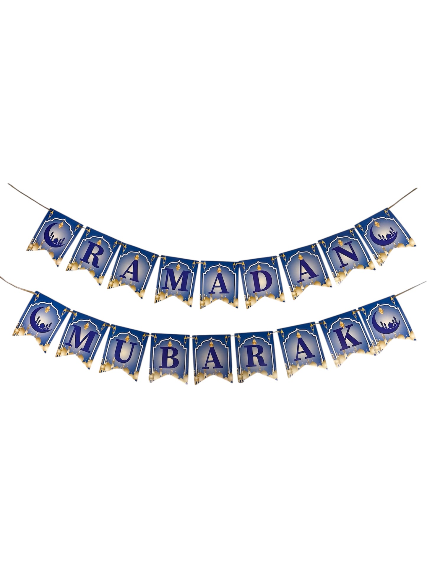 Ramadan Mubarak Banner- Blue
