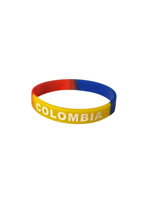 Colombia Rubber Wristband Bracelet