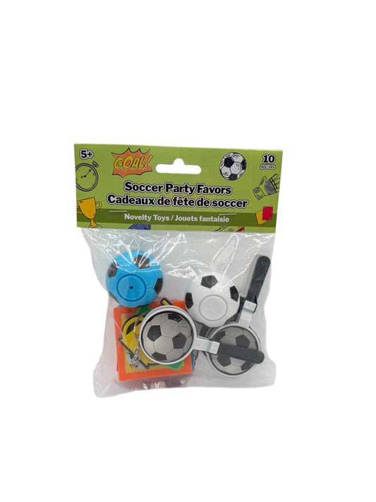 Soccer Party Favors Set (10 PCS) – Kids Birthday & Event Giveaway Pack