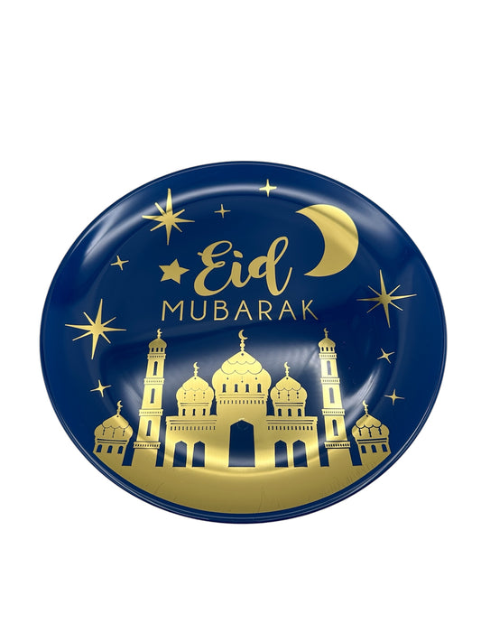 Eid Mubarak Plastic Serving Tray