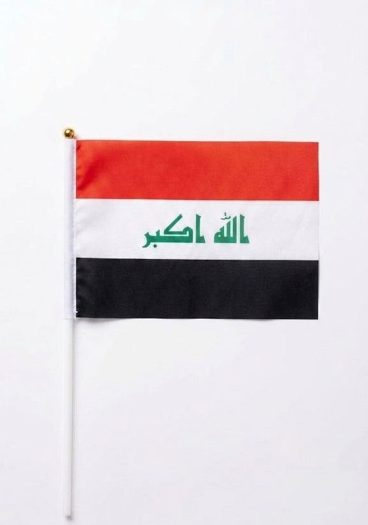 Iraq Hand Waving Flag