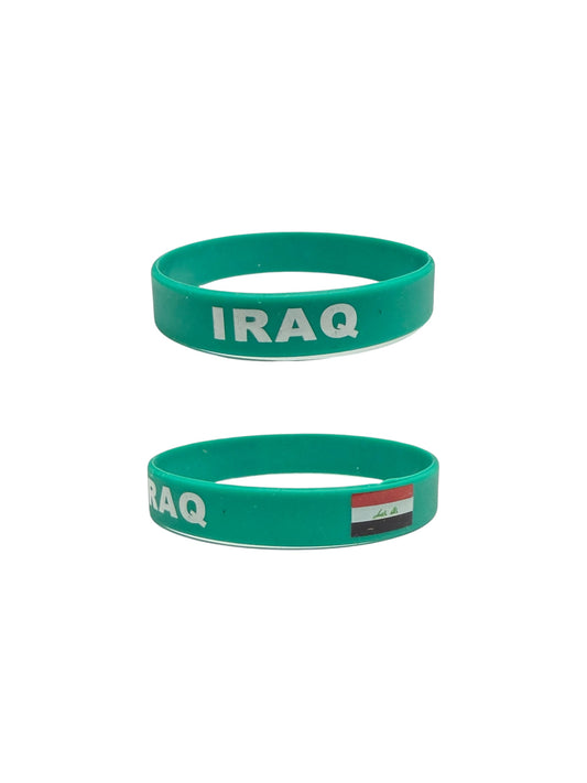 Iraq Rubber Wristband Bracelet