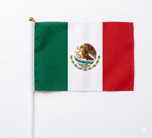 Mexico Hand Waving Flag