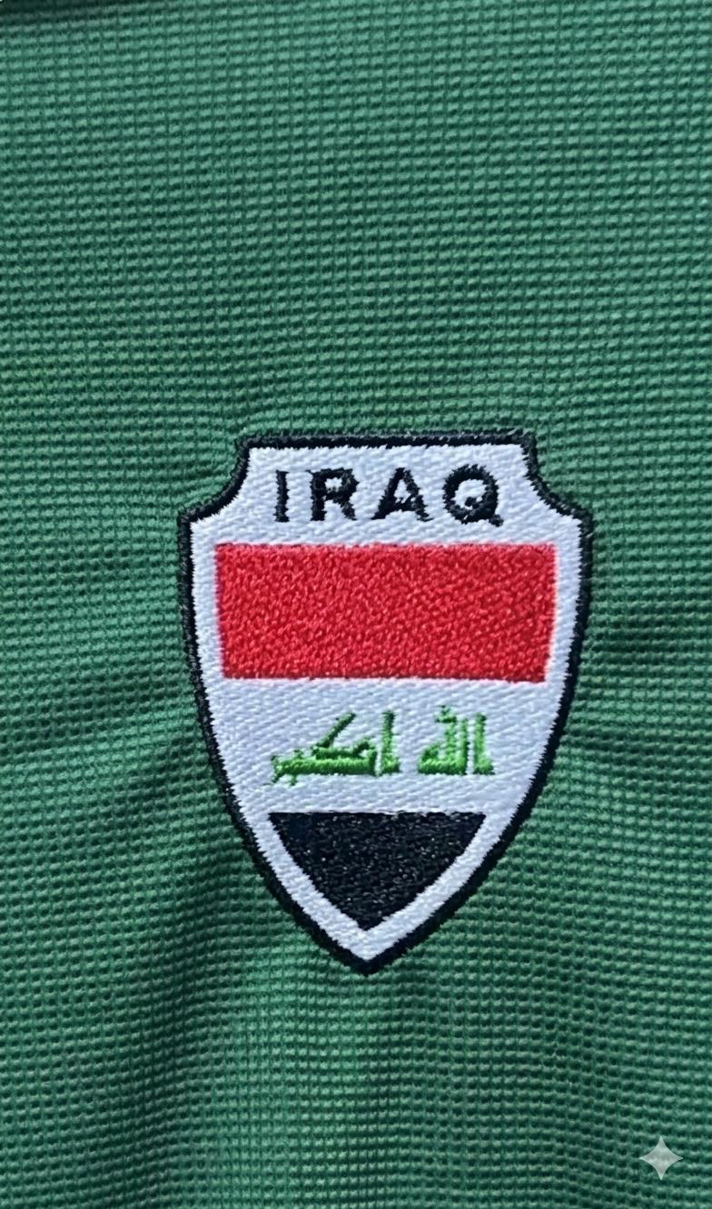 Iraq National Team Jersey - Embroidered Logo (Premium Quality)