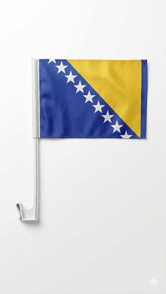 Bosnia Car Window Flag