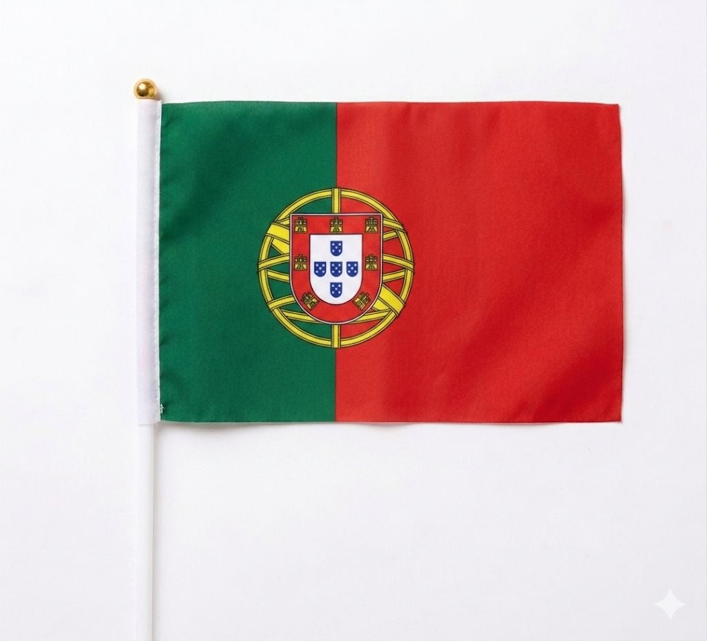 Portugal Hand Waving Flag
