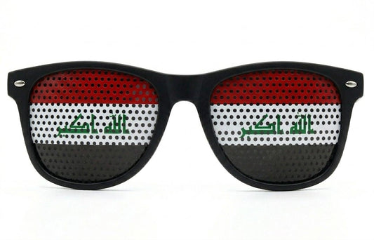Iraq Flag Party Sunglasses