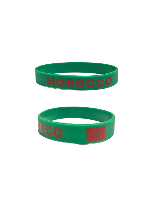 Morocco Rubber Wristband Bracelet