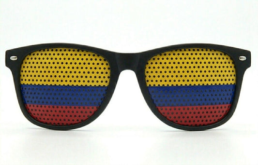 Colombia Flag Party Sunglasses