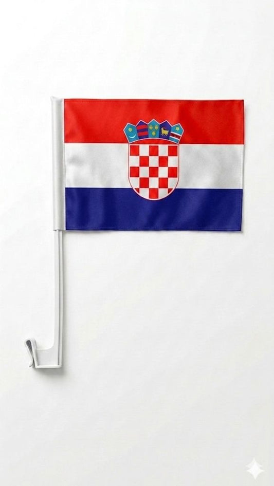 Croatia Car Window Flag