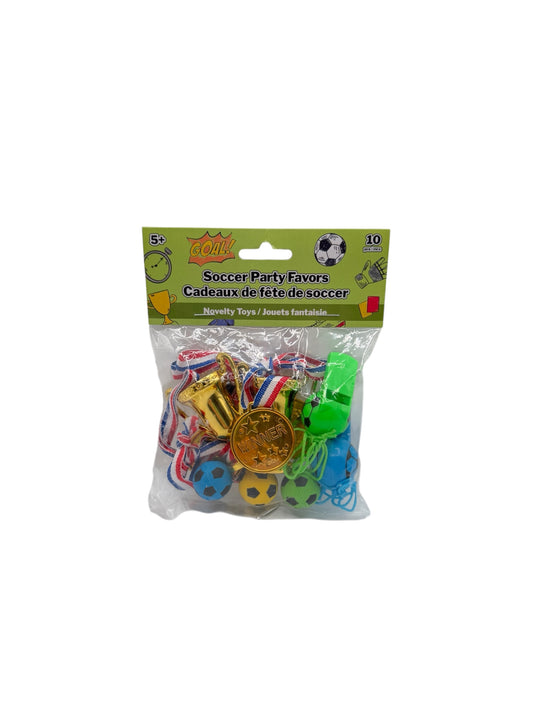Soccer Party Favor Set – 10 Piece Kids Gift Pack ⚽🏆
