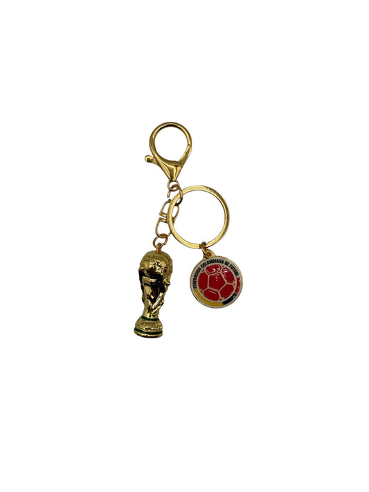 Football Trophy Keychain – World Cup Style (Country Edition)