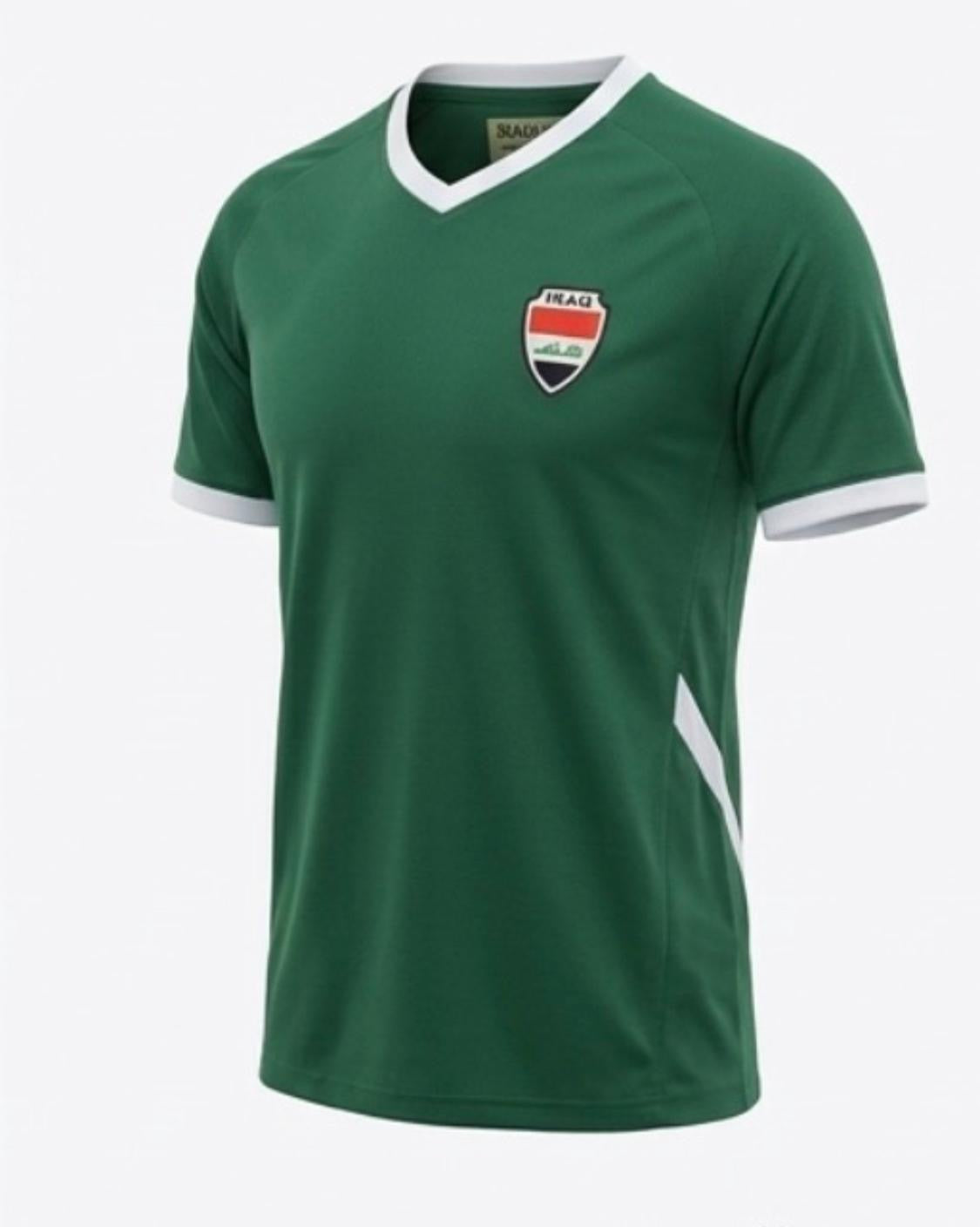 Iraq National Team Jersey - Embroidered Logo (Premium Quality)