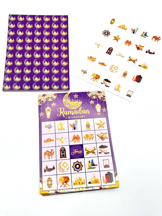 Ramadan Bingo Game - Purple