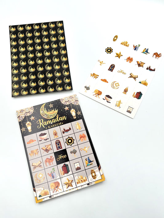 Ramadan Bingo Game - Black