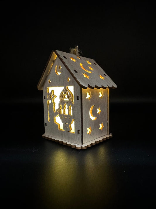Ramadan Wooden with Lights