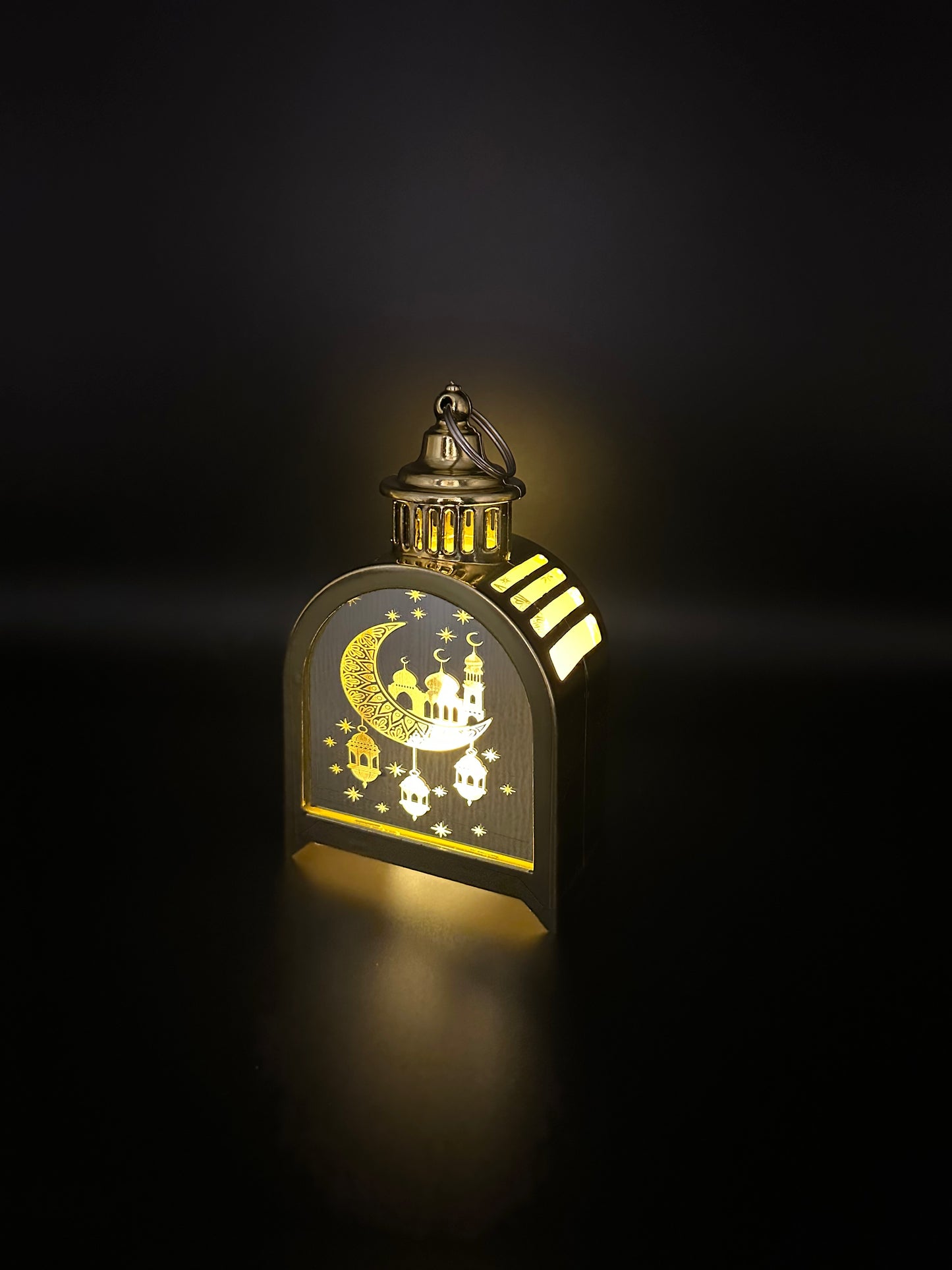 Ramadan LED Lantern Gold