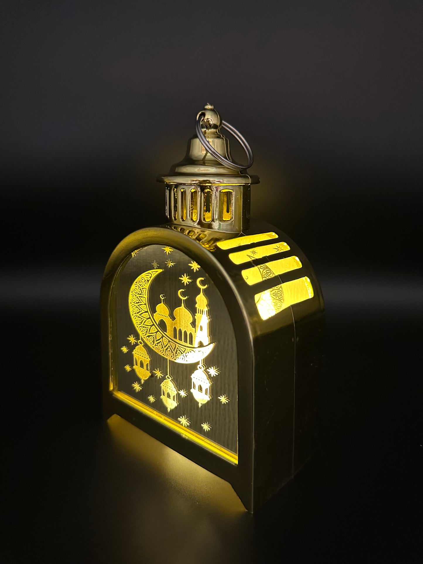 Ramadan LED Lantern Gold