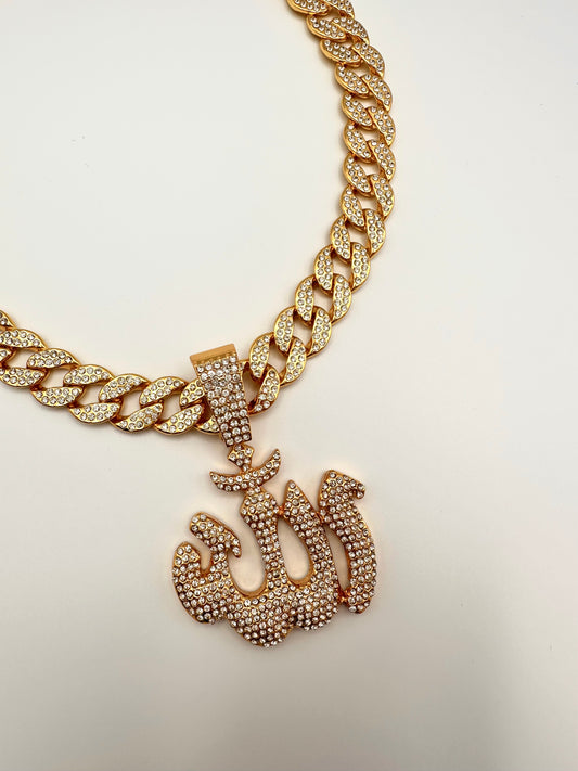 Islamic Allah Symbol Arabic Necklace