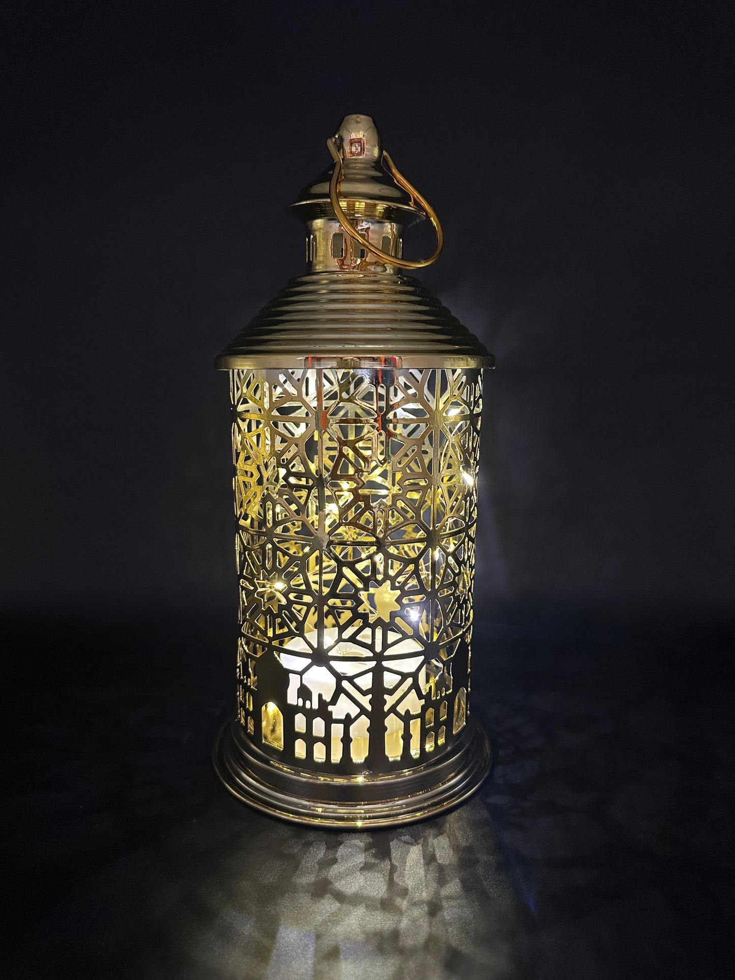 Ramadan Lantern with Lights and Singing- Gold