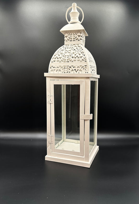 Medium Ramadan Lantern - White