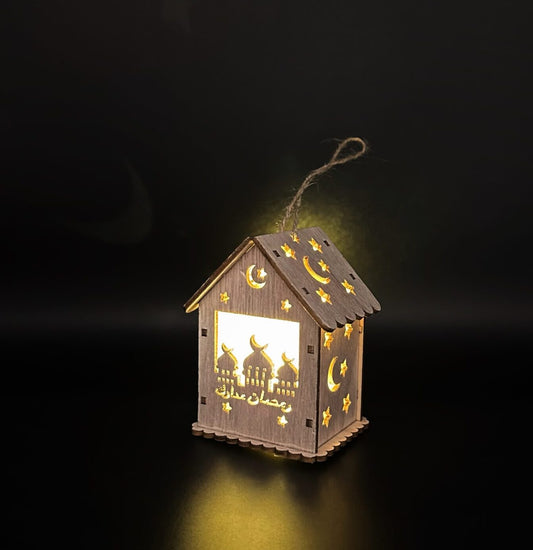 Ramadan Wooden with Lights