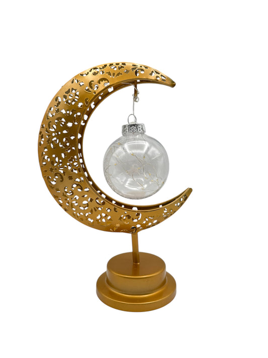 Yellow LED Moon Lamp