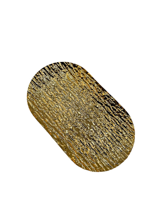 Large - Elegant Golden Ramadan Tray